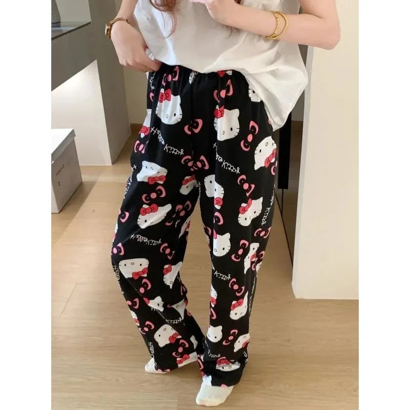 Hello Kitty Y2K 3D Anime Pajama Pants