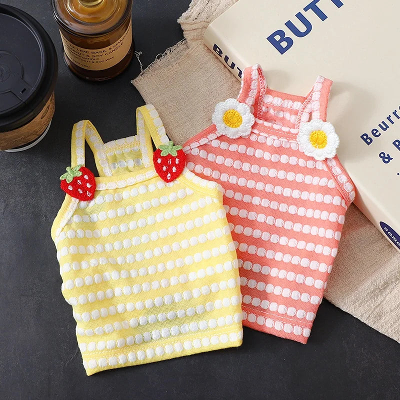 Breathable Summer Suspender Vest for Small Dogs & Cats