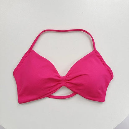Women's High Support Lace Up Sports Bra