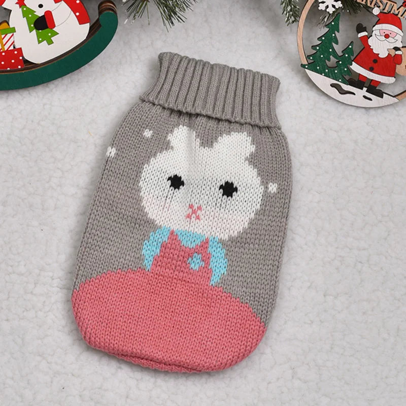 Cute Warm Cat Sweater Pullover for Winter Pet Clothing