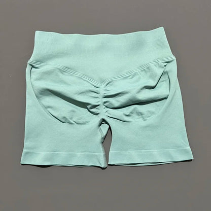 Women's Seamless Scrunch Butt Gym Biker Shorts