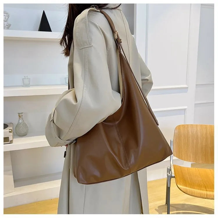 Women's Retro Large Tote Bag Shoulder Handbag