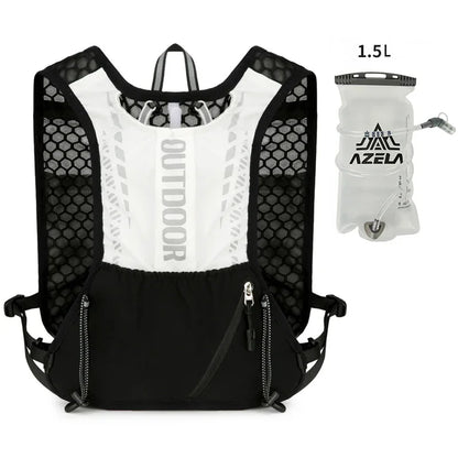 Reflective Running and Cycling Hydration Vest Backpack