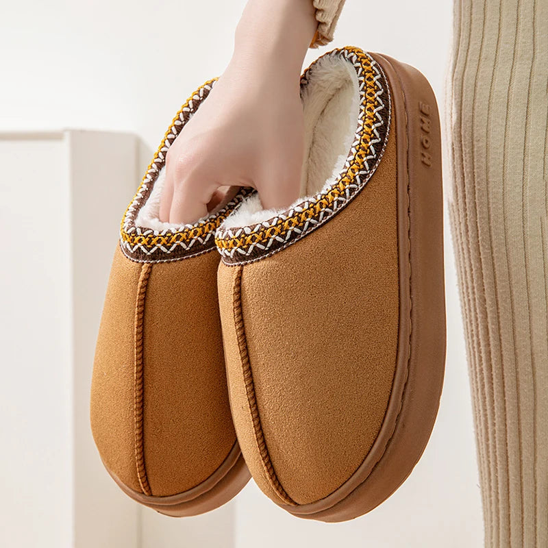 Women's Luxury Plush Fuzzy Indoor Slippers