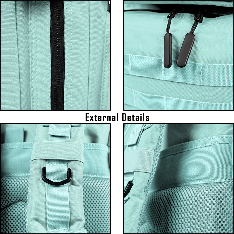 35L MOLLE Tactical Hiking Backpack with Dual Bottle Holders