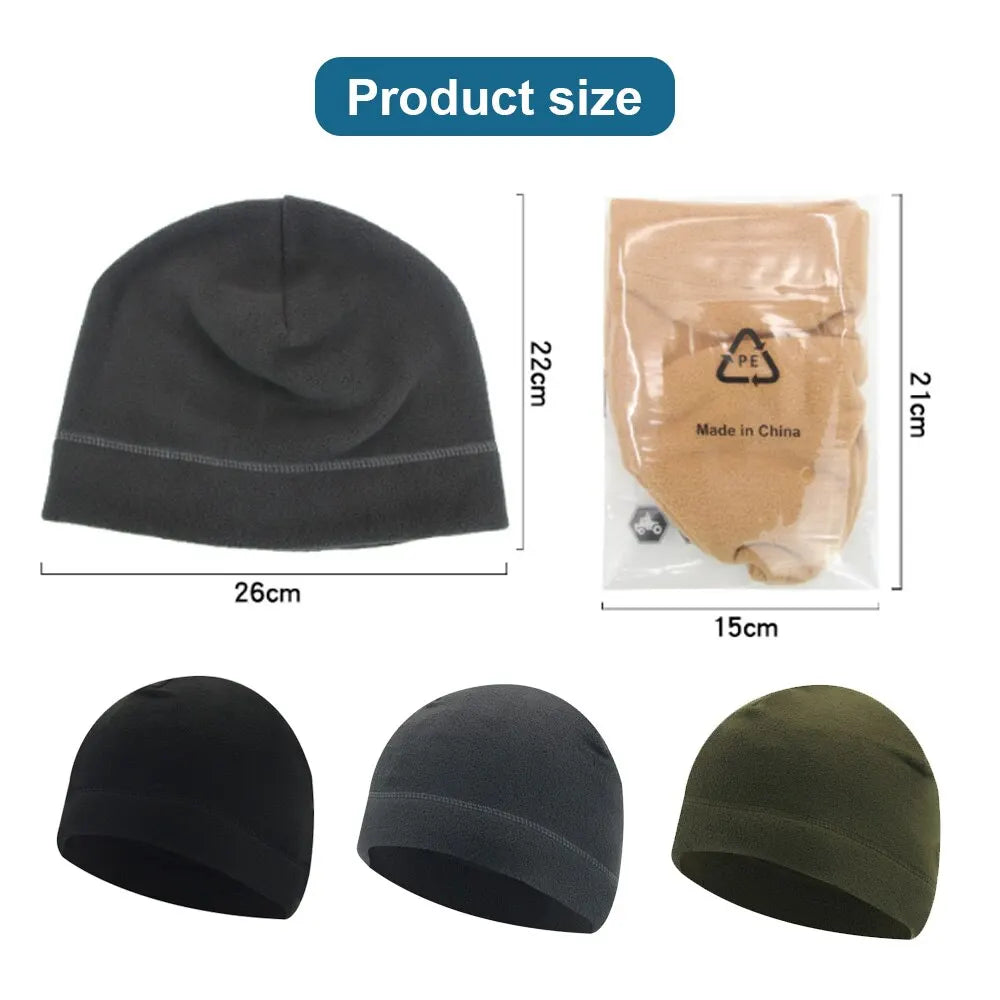 Unisex Warm Windproof Polar Fleece Skull Cap