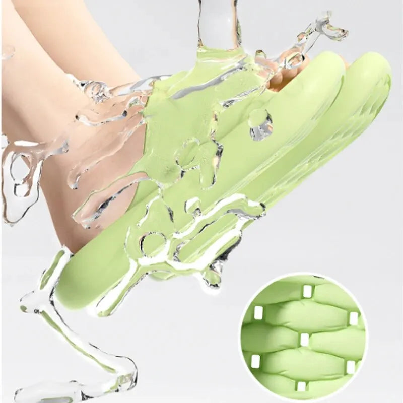 Quick Dry EVA Shower Slippers for Women Lightweight Beach Slides