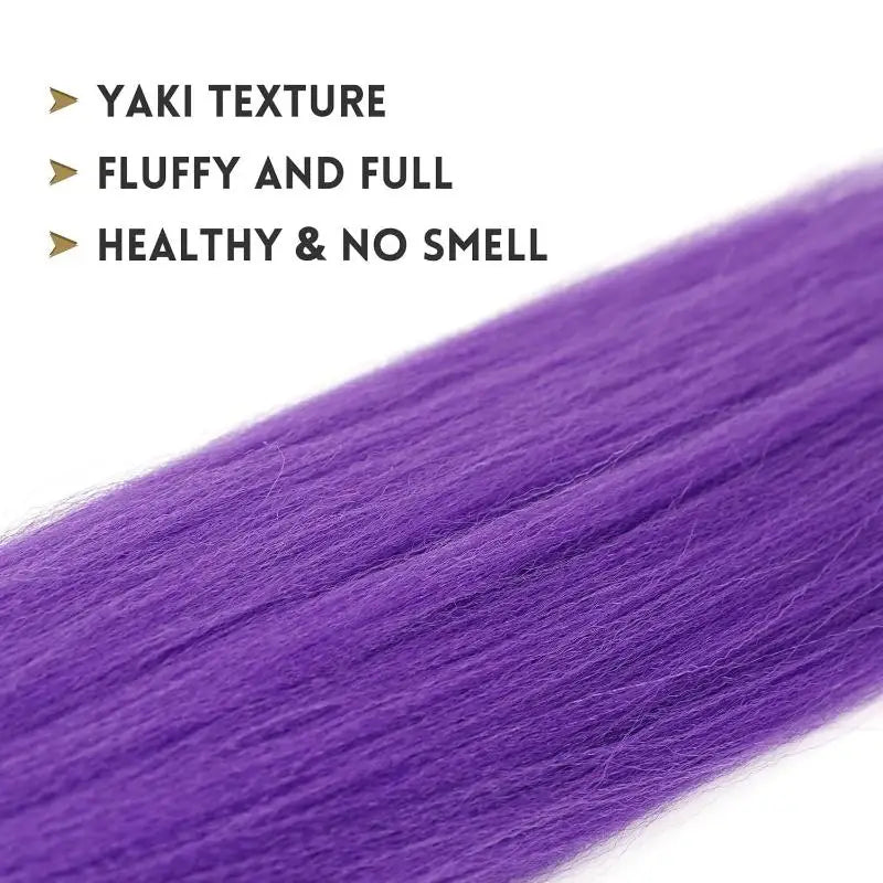 26 Inch Purple Braided Cosplay Wig