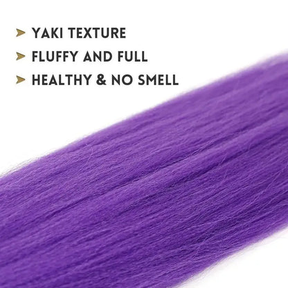 26 Inch Purple Braided Cosplay Wig