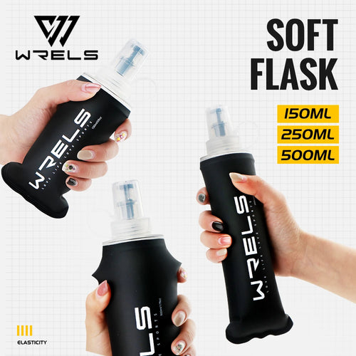 WRELS Ultralight BPA Free Collapsible TPU Soft Flask