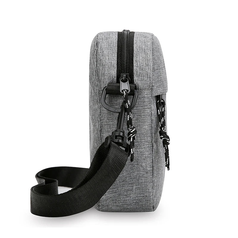 Men’s Oxford Cloth Crossbody Satchel Bag Small Casual Shoulder Bag