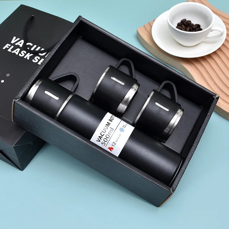 500ml Stainless Steel Vacuum Insulated Thermos Gift Set