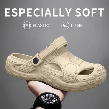 Men’s Breathable Clog Sandals Non Slip Odor Resistant Summer Shoes