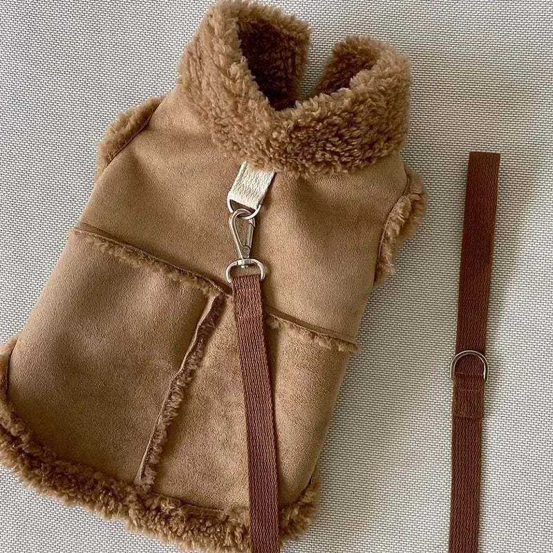 Cute Dog Vest Jacket for Small & Medium Dogs Winter Pet Clothing