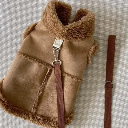 Cute Dog Vest Jacket for Small & Medium Dogs Winter Pet Clothing