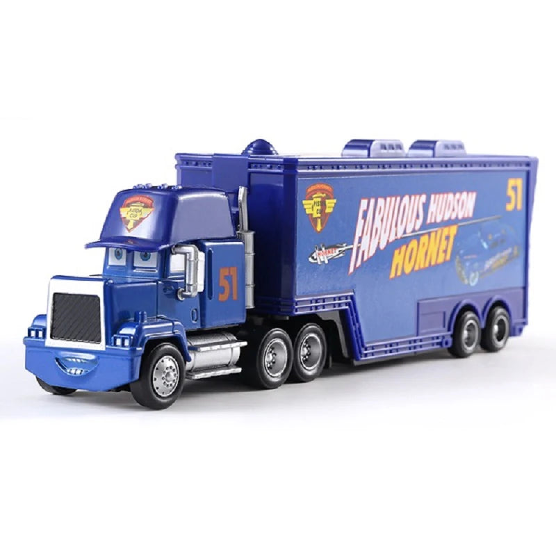 Pixar Cars Character Container Truck Toy Set