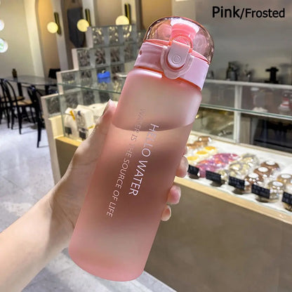 780ml Leak Proof Transparent Sports Water Bottle