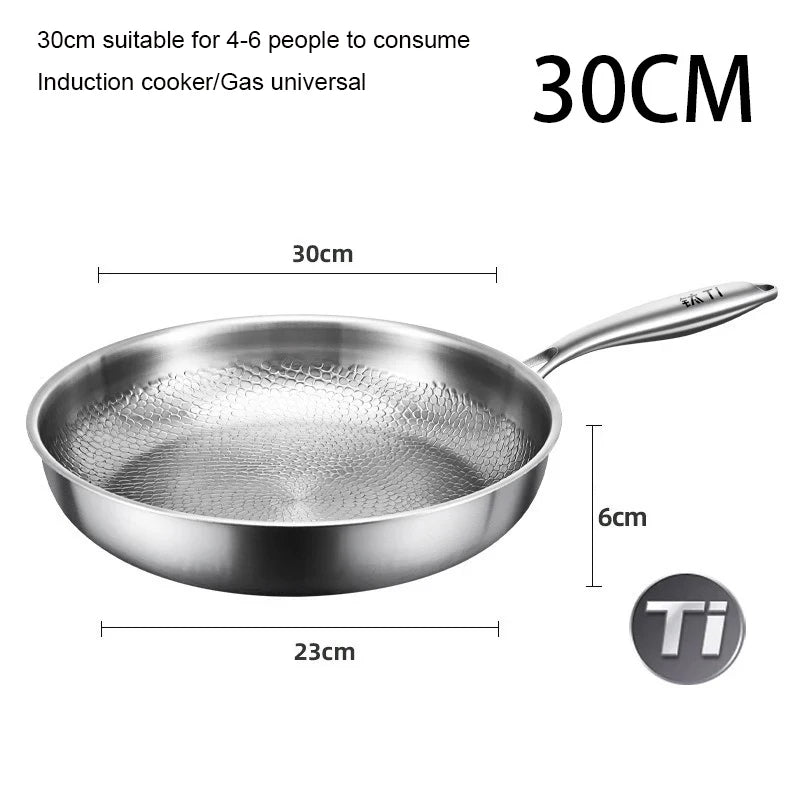 26 to 30cm Titanium Alloy Nonstick Frying Pan