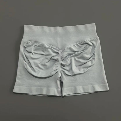 Women's Seamless Scrunch Butt Gym Biker Shorts