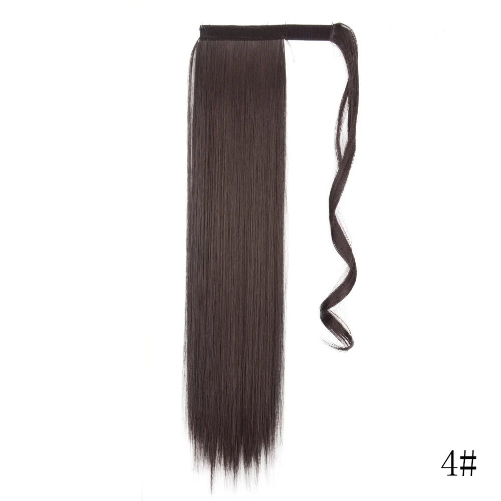 Long Straight Wrap Around Ponytail Hair Extension