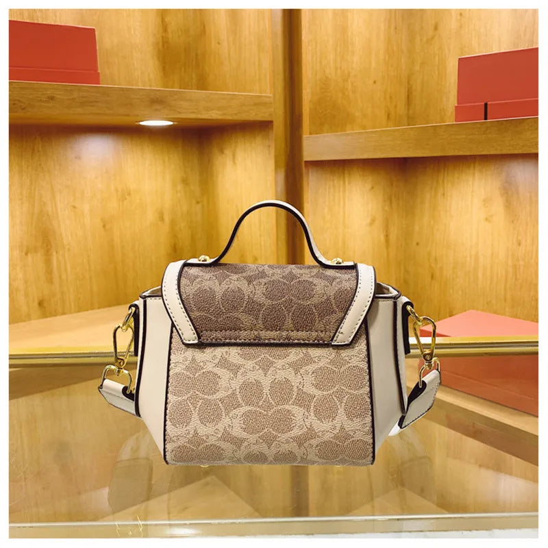 Women's Retro Printed Small Crossbody Shoulder Bag