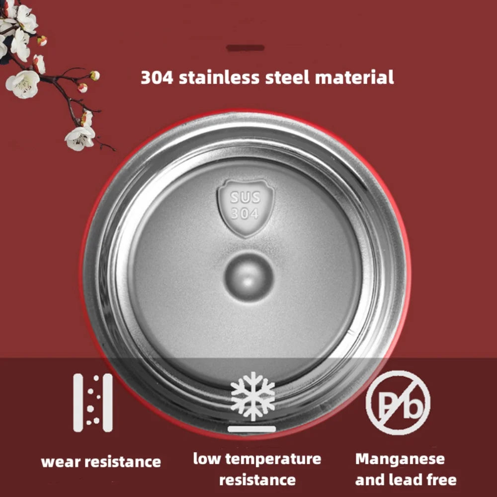 Style 304 Stainless Steel Thermos Bottle with Temperature Display