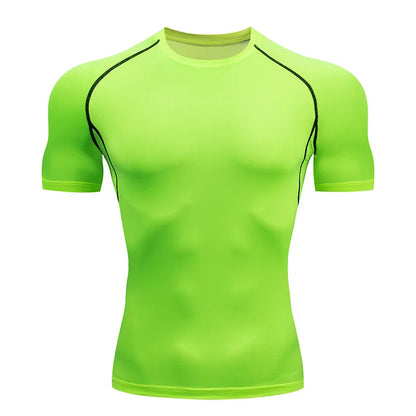 Men's Quick Dry Compression Running T Shirt