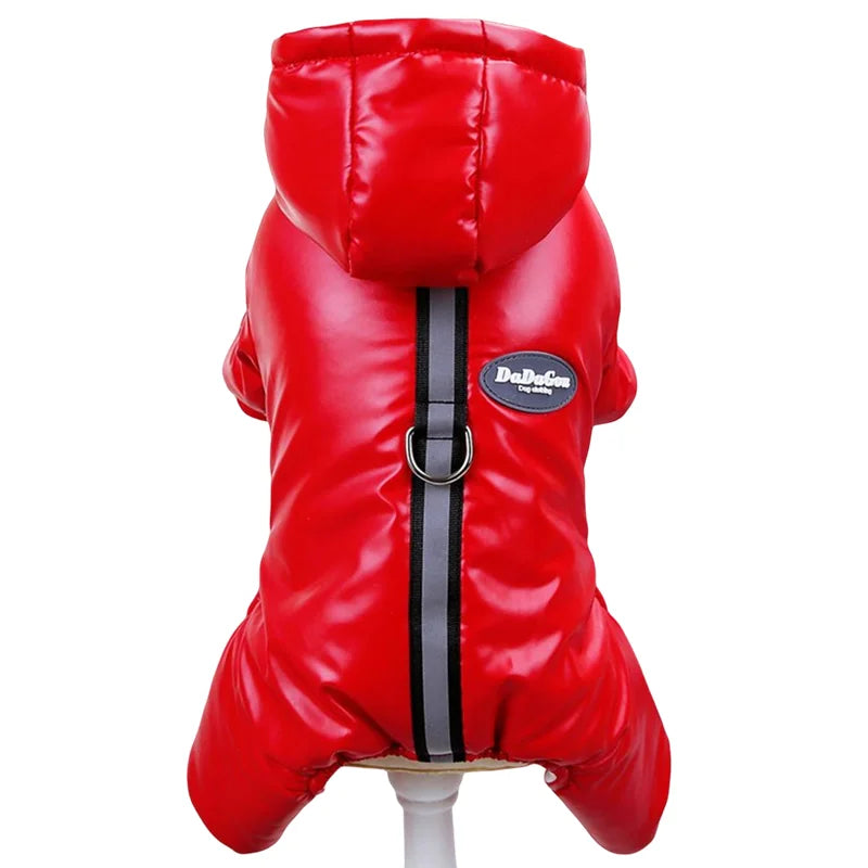 Thick Waterproof Winter Dog Jumpsuit Hoodie for Small Dogs