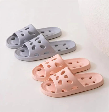 Unisex Non Slip EVA Drainage Shower Slippers