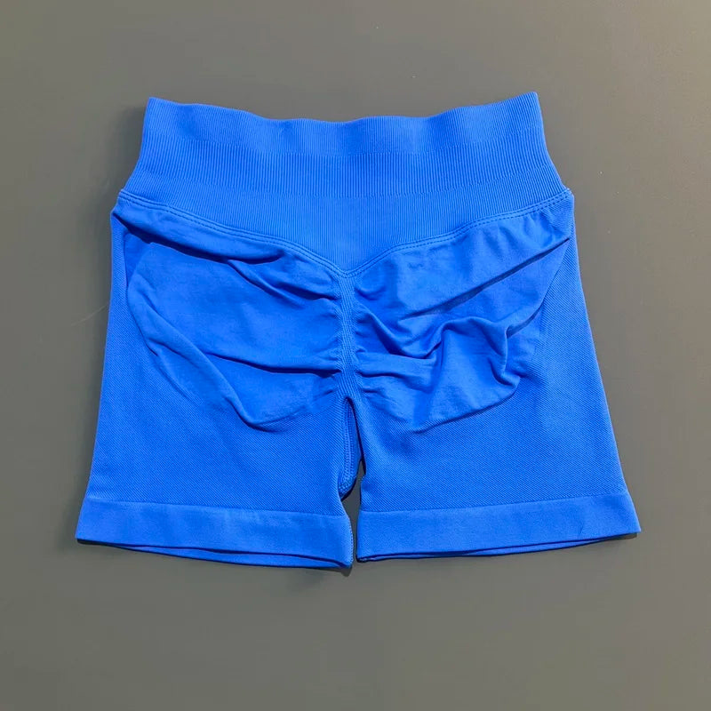 Women's Seamless Scrunch Butt Gym Biker Shorts