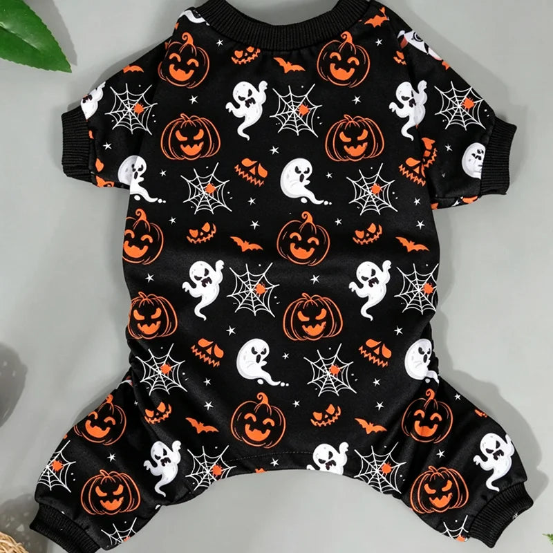 Funny Halloween Dog Pajamas Costume for Medium Dogs