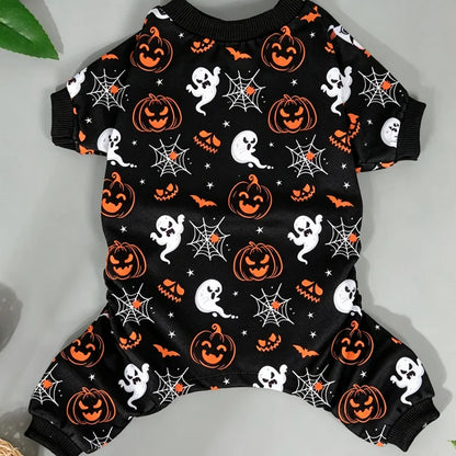 Funny Halloween Dog Pajamas Costume for Medium Dogs