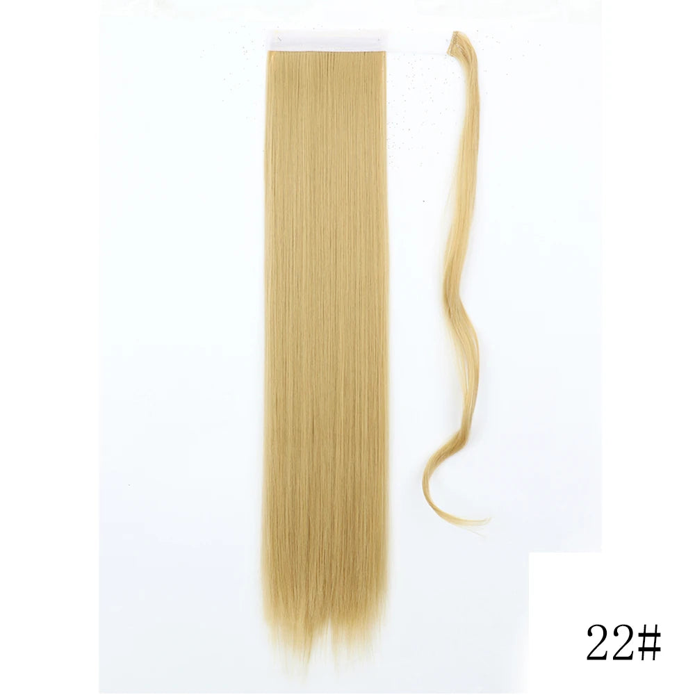 Long Straight Wrap Around Ponytail Hair Extension
