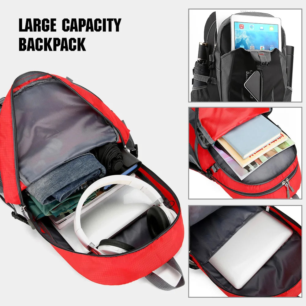 40L Lightweight Waterproof Hiking Travel Backpack