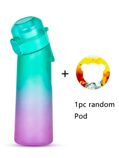 650ml Flavored Sports Water Bottle with Flavor Pod