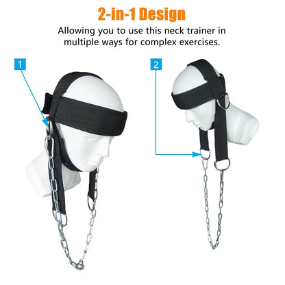 Head Harness Neck Strength Training Strap