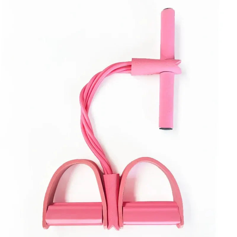 4 Tube Pedal Resistance Band for Full Body Training