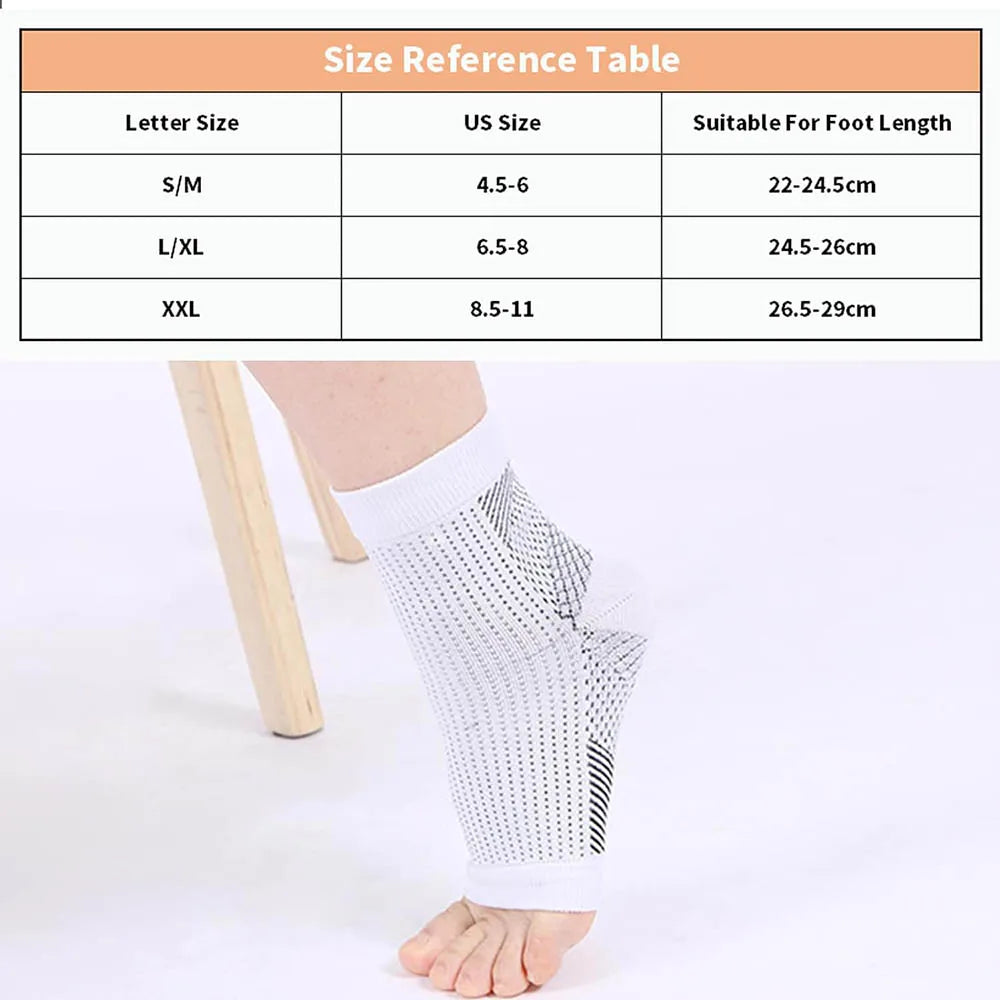1 Pair Compression Ankle Support Socks