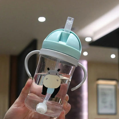 350ml Leak Proof Kids Sippy Cup with Gravity Ball Straw