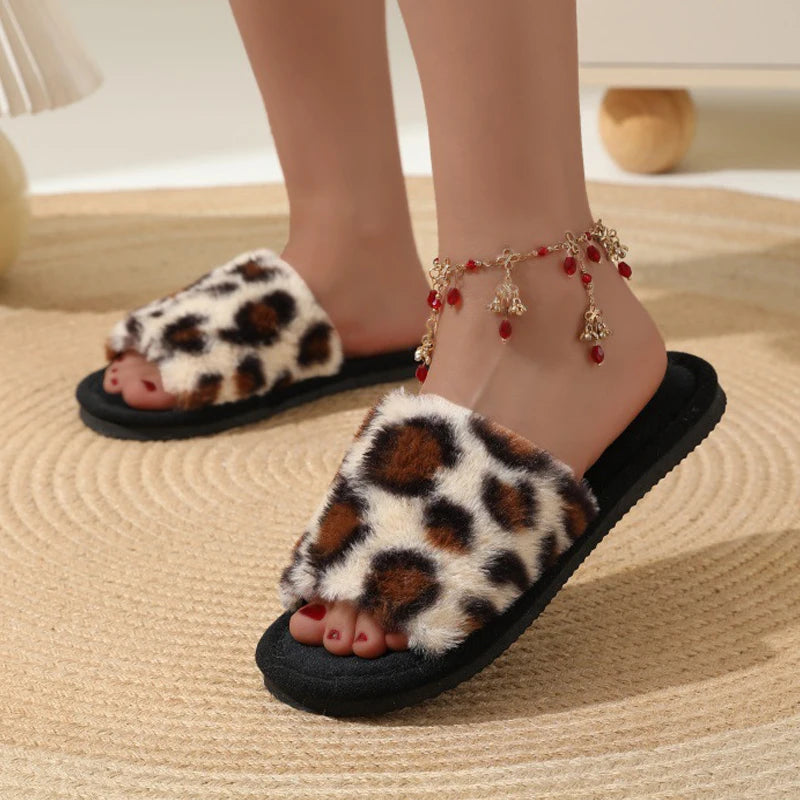 Women's Warm Plush EVA Non Slip House Slippers