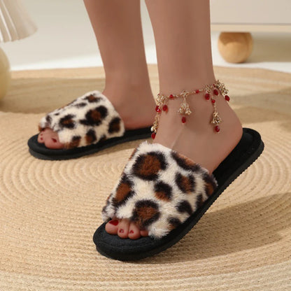 Women's Warm Plush EVA Non Slip House Slippers