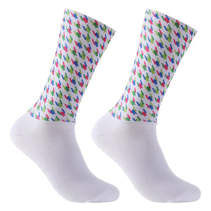 Anti Slip Seamless Compression Cycling Socks