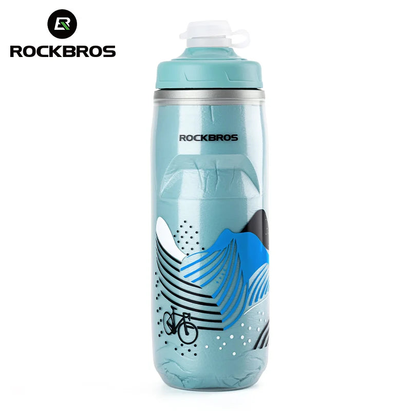 ROCKBROS 620ml Insulated Cycling Water Bottle