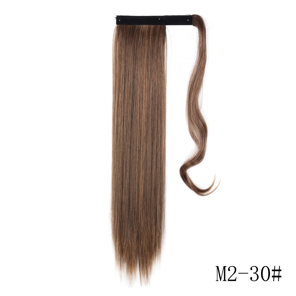 Long Straight Wrap Around Ponytail Hair Extension