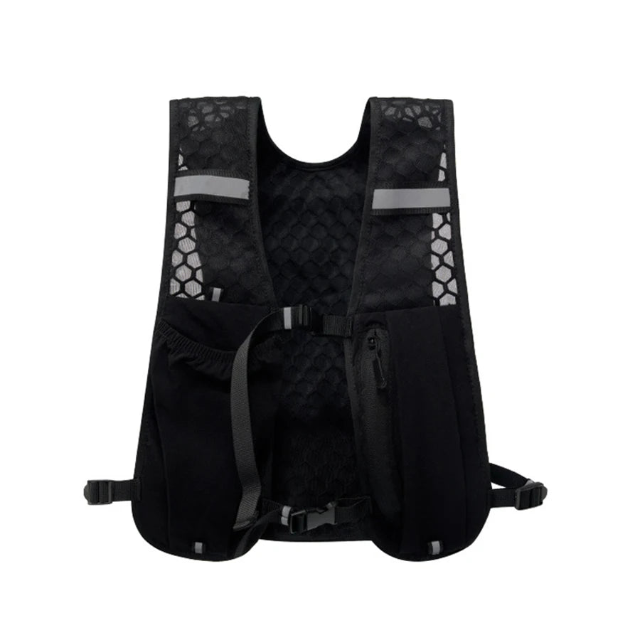 Lightweight Reflective Running Hydration Vest with Phone Pocket