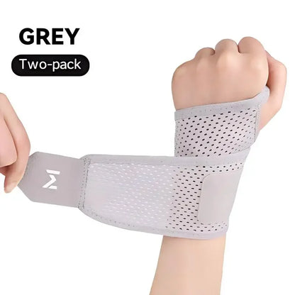 1 or 2 Pack Breathable Compression Wrist Support Brace