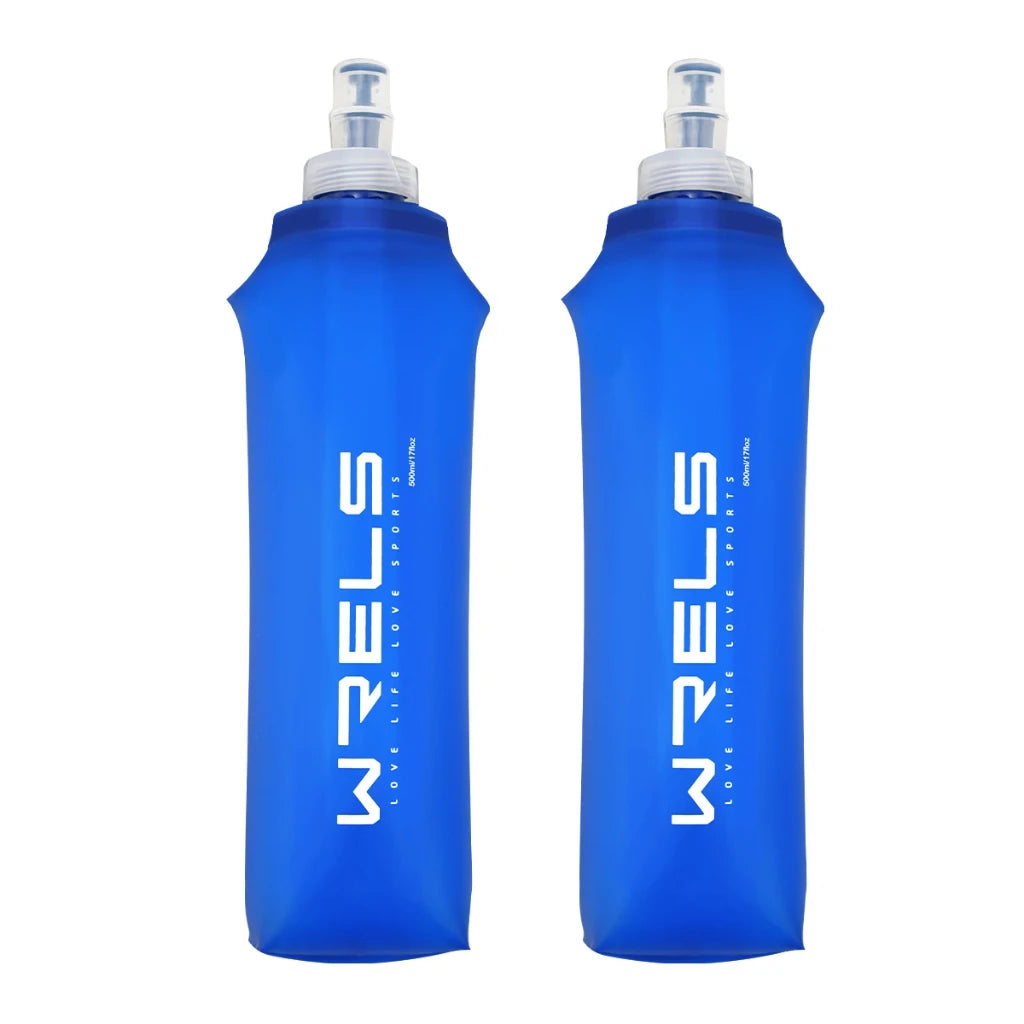 WRELS BPA Free Collapsible TPU Soft Flask Water Bottle