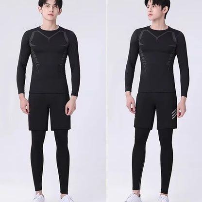 Men's Quick Dry Compression Running T Shirt