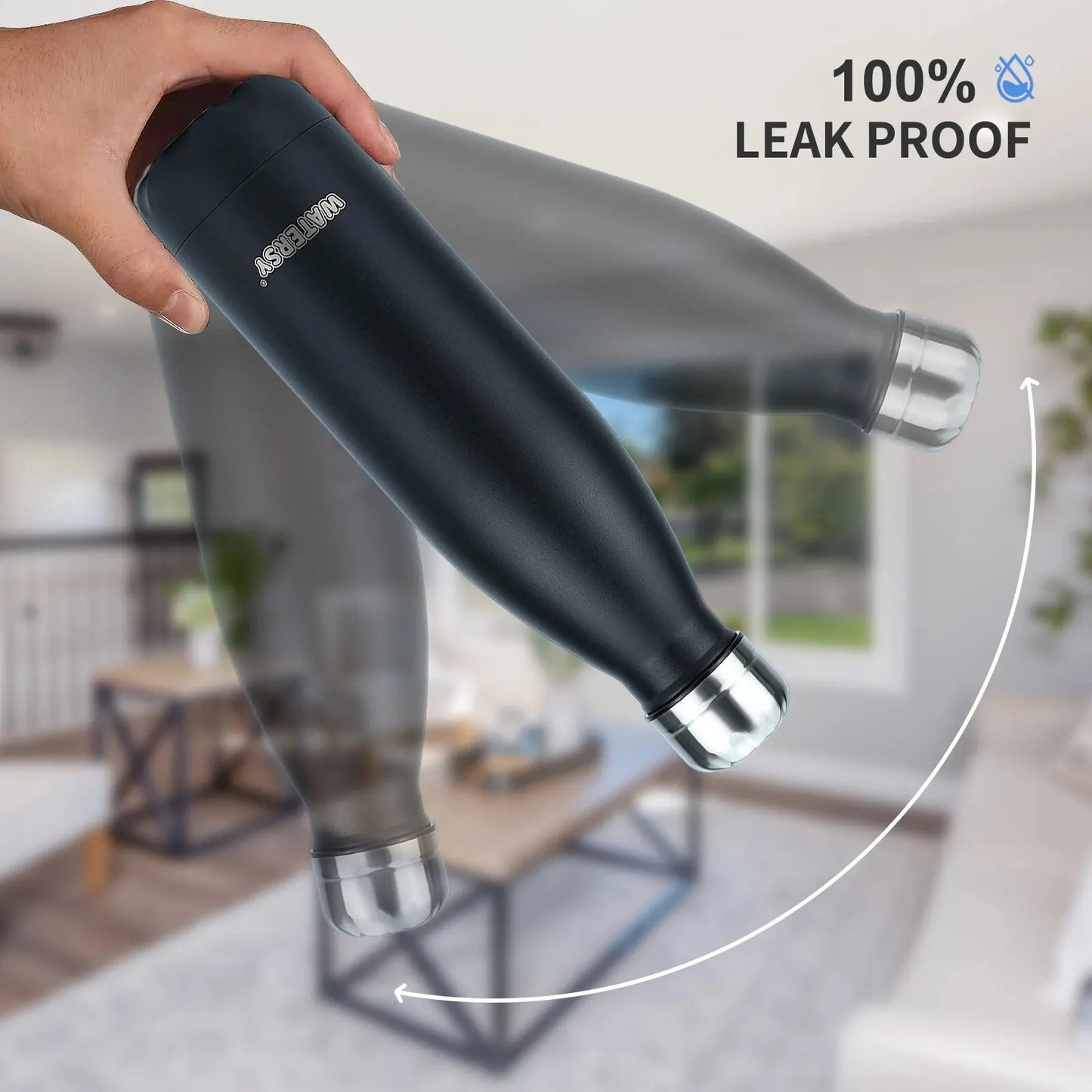 WATERSY 500ml Stainless Steel Insulated Water Bottle