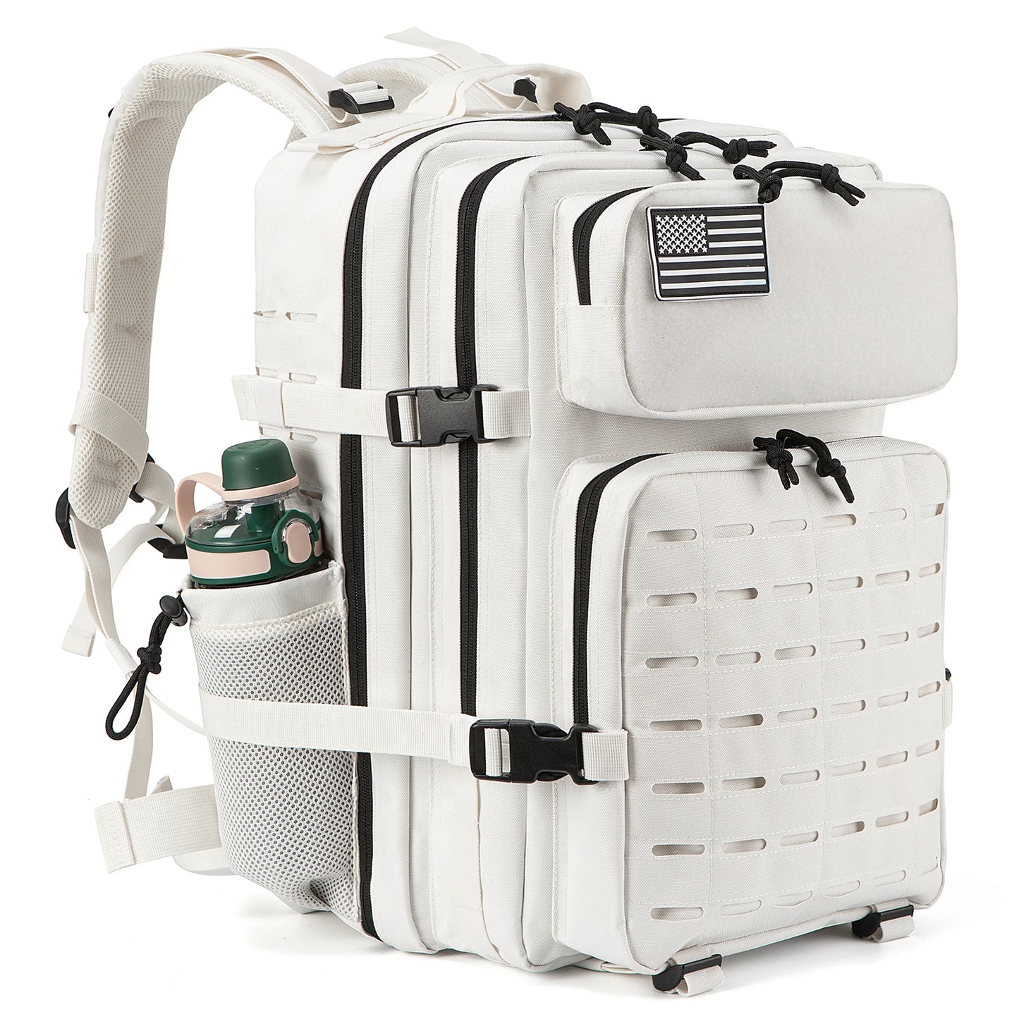 25L or 45L Tactical Hiking Backpack with Bottle Holder